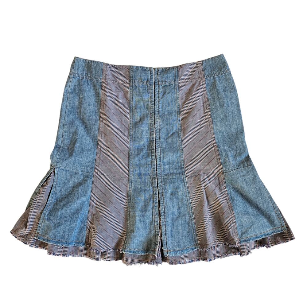 Euro Max & Co Skirt Subversive Plaid Pleated - Size 30